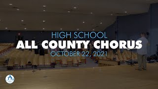All County Chorus Performance - High School  |  October 22, 2021