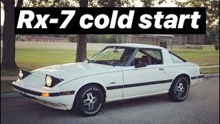 1982 Mazda RX-7 FB Cold Start