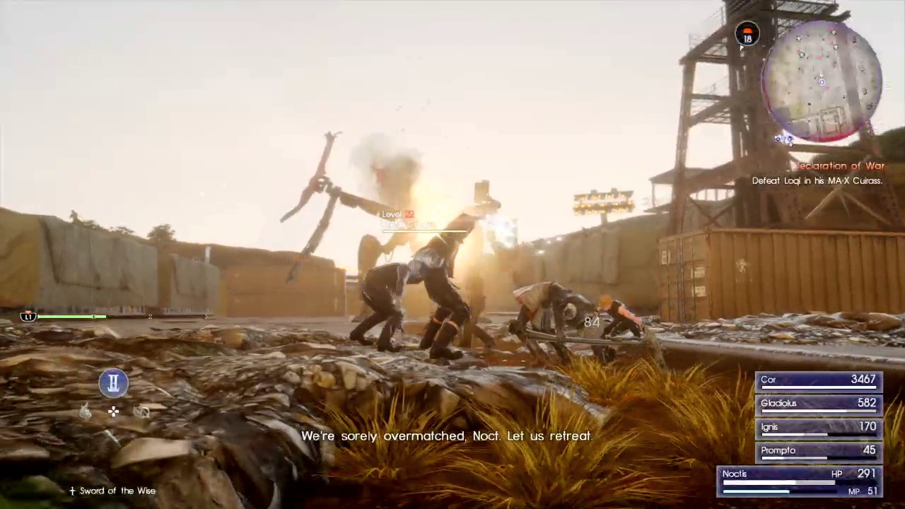 Final Fantasy XV FFXV PS4 Pro 1080p Live