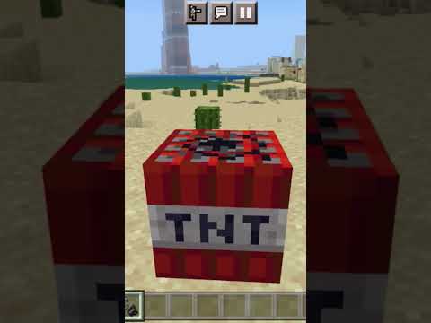 Minecraft TNT explosion