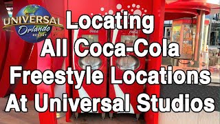 Coca-Cola FreeStyle Locations In Universal Studios