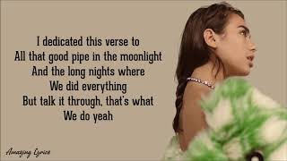 Dua Lipa - Good in Bed LYRICS