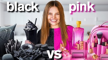 Eating & Buying Everything in One Color ft/ epic pink room makeover