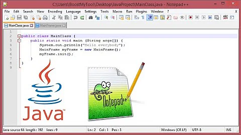Compile and Run Java Application in Notepad++