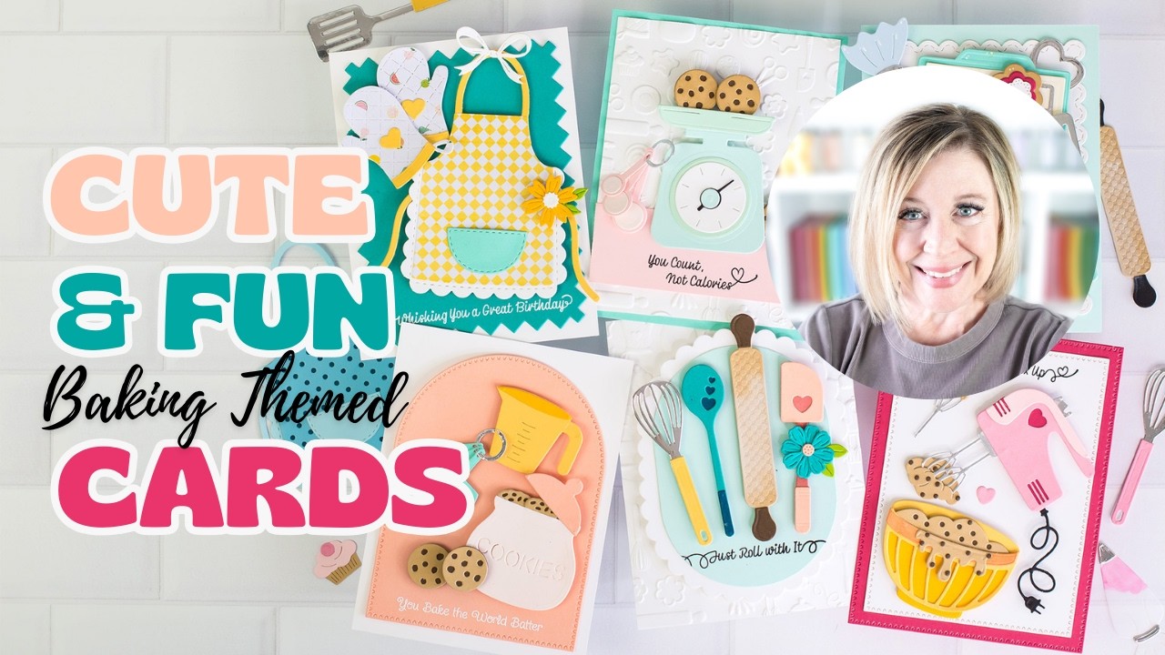 Простые в изготовлении милые и забавные открытки на тему выпечки