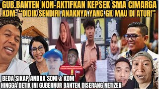 Dibandingkan dg DEDI MULYADI, Gubernur Banten diserang netizen buntut nonaktifkan Kepsek SMA Cimarga