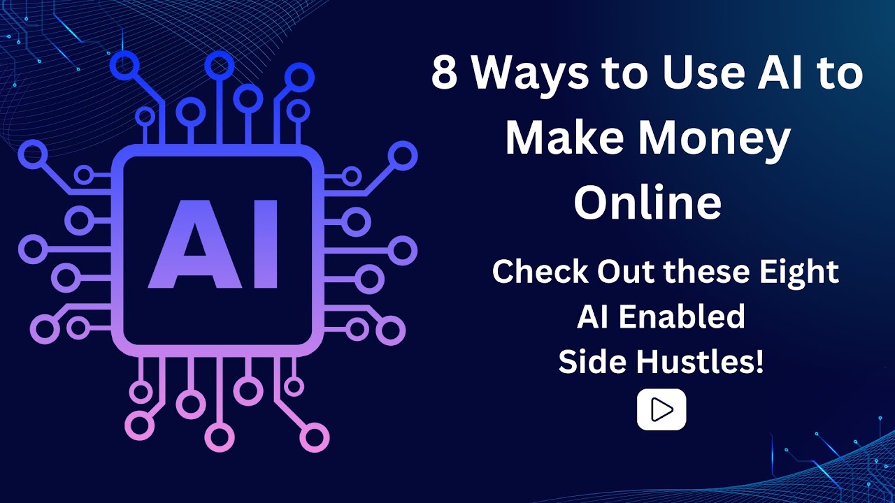 8 Ways to Make Money Online Using AI - YouTube