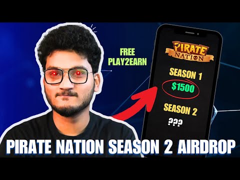 FREE to PLAY GAME AIRDROP | PIRATE NATION SEASON 2 AIRDROP GUIDE | Crypto ka Cult