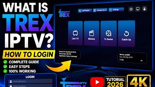 What is Trex IPTV? How to Login Trex IPTV on Mobile #2026 #iptv #trex 