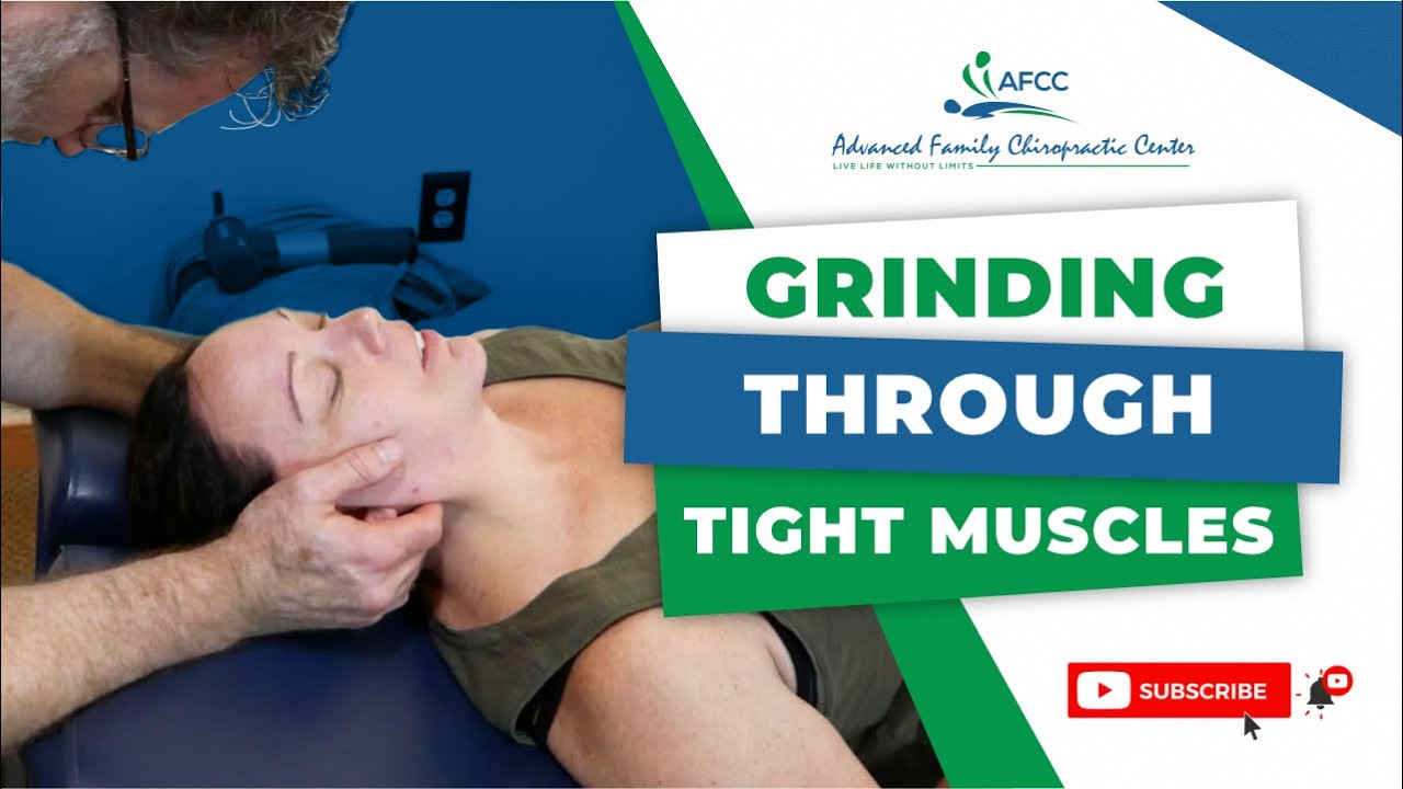 Relaxing Neck Grinding Through Tight Muscles, ASMR