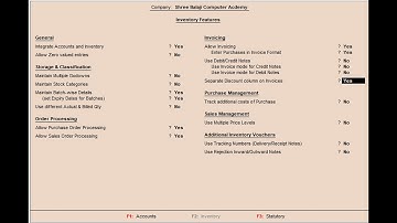 Seperate discount column in invoices in Tally.ERP9 Use Separate Discount Column in Invoice