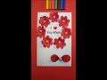 BEAUTIFUL MOTHER&#39;S DAY CARD / EASY DIY CARD FOR MOM #shorts #short #shortvideo