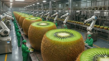 Inside a Modern Kiwi Factory: From Fresh Kiwi to High-Grade Dried Kiwi & Syrup (Full Process)