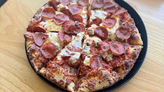 Trying NEBRASKA style pizza at Vic’s Pizza in Lincoln, NE 🍕