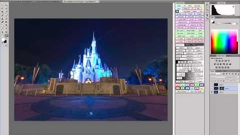 Blending Multiple Exposures in Photoshop - Walt Disney World Photo Editing