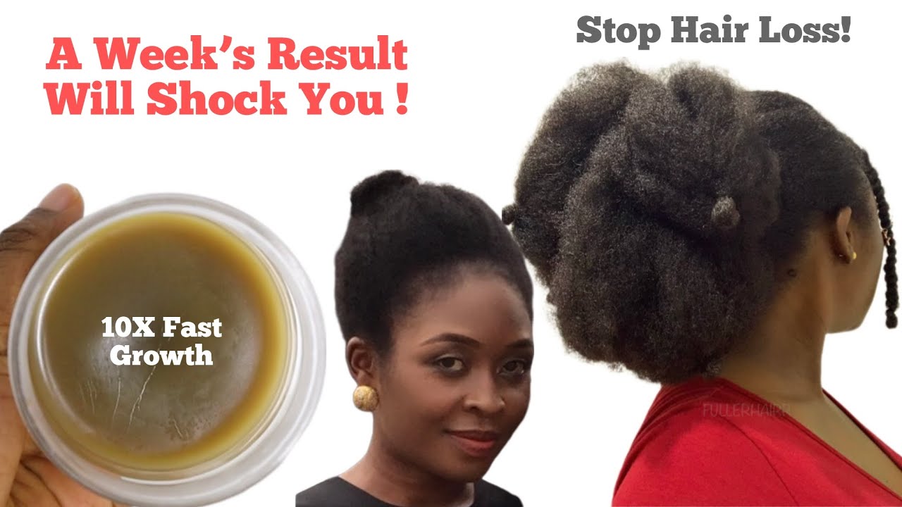 ONLY 2 POWERFUL INGREDIENTS FOR FAST HAIR GROWTH;Grow Thicker Longer Hair