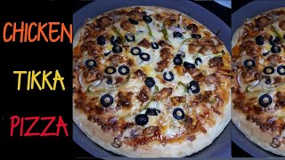 Chicken Tikka Pizza Recipe | Cooking MAFYA