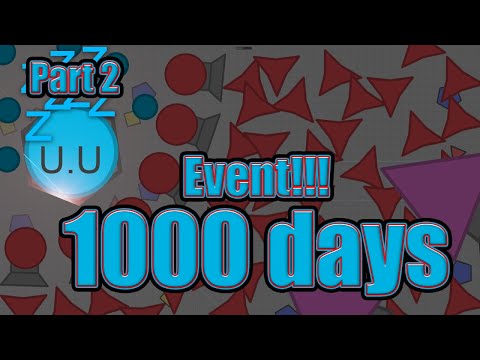 Diep.io - Day 999 - Live Stream🔴 - Part 2 - Playing with Viewers