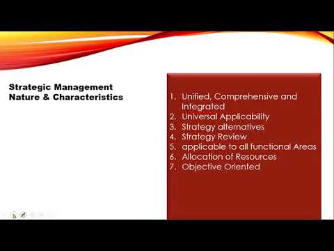 Mumbai University/ Mcom-I/ Strategic Management/ SEM I/ Chapter I Topic: Strategic Mgt  Intro