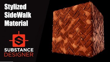 Substance Designer #2 - Stylized Material Bricks [Game texture]