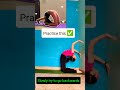 "Unlock Flexibility with Ustrasana: The Ultimate Camel Pose Guide!"@ShubhMoves #yoga#yogapractice✨