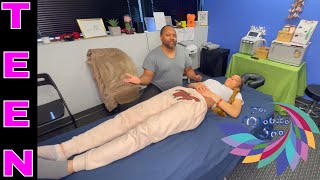 Teen massage, what you can & can't do; dealing with younger clients (stretching) 1/2