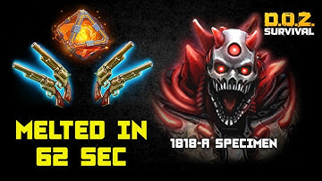 1818-A SPECIMEN MELTED IN 62 SECONDS (Akimbo x Black Dragon) | Dawn of Zombies