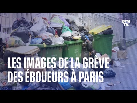 À Paris, la grève des éboueurs fait s&#039;accumuler les poubelles dans les rues