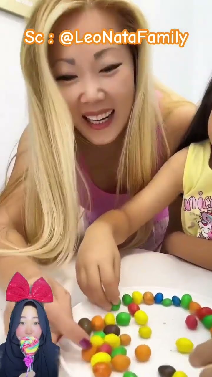 PAPA JADI TARGET ⁉️ Tapi Mama Ajak Mereka Untuk Buat Permen Pelangi ? @LeoNataFamily #shorts #funny
