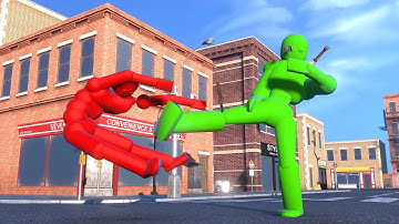 Making NPCs Fight BOSSES with Active Ragdoll Physics!