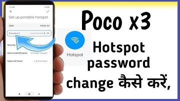 Poco x3 Hotspot Ka Password Change Kaise Kere | Poco x3 How To Change Hotspot Password