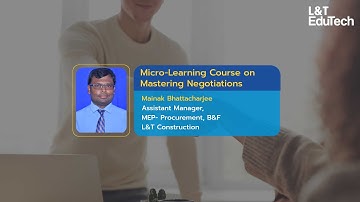 Mastering Negotiations | Micro-Learning Course by L&T EduTech