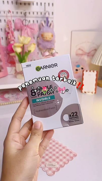 There's something new from Garnier😍 #HempasJerawat8Jam #GarnierPimplePatch #acnepatch