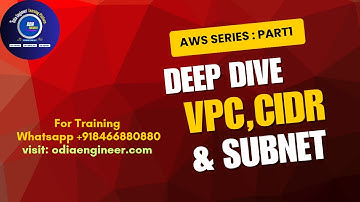 SAP ON AWS Part1 : Deep dive VPC, CIDR and SUBNET #sap #sapbasis #aws #saphana #s4hana #odiaengineer