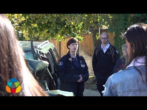 Students learn the consequences of drugs, alcohol and distracted driving