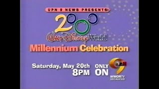 Millennium Celebration Walt Disney World Resort Theme Park Upn 9 Television Commercials 2000
