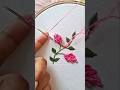 Most Trendy and Elegant flower embroidery tips #viral #viral #shorts