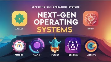 Next-Gen Operating Systems: ArcaOS, Haiku, ReactOS, FreeDOS, Wayne OS, Future, KolibriOS & Visopsys!