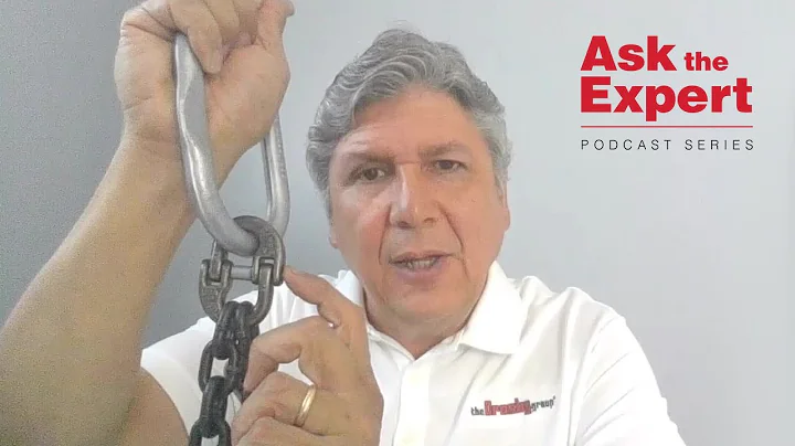 Crosby Lok-A-Loys and master links with two slings