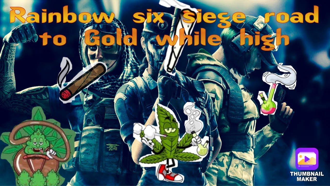Rainbow six siege road to Gold rank while High live gameplay - YouTube