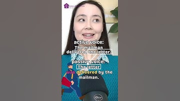 PASSIVE VOICE in 1 minute | English grammar
