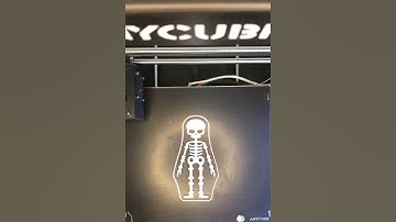 Flexi Skeleton 3d print time lapse #Shorts