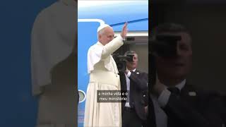 ✈️ Bom retorno ao Vaticano, Santo Padre! Após uma visita de dez dias a quatro países, o #PapaLeãoXIV
