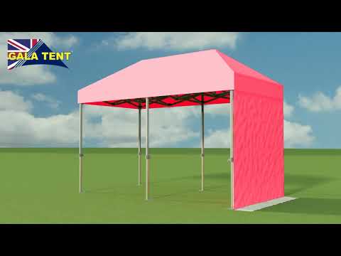 4m x 2m How To Erect A Pink Gala Tent Pro-50 Gala Shade Gazebo Assembly Instructions