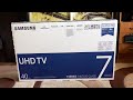 Распаковка 4K телевизора Samsung UE40NU7170U