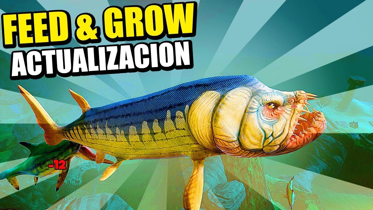 MANDÍBULAS DE ACERO - Actualización FEED & GROW FISH | Gameplay Español gameplay español transistor