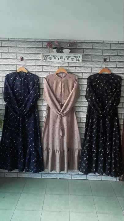 Gamis monalisa motif cantik