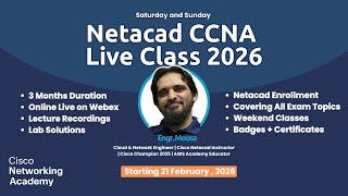 Famous CCNA 2026 Live Class | Netacad Training | Starting 21st Feb 2026 Profile