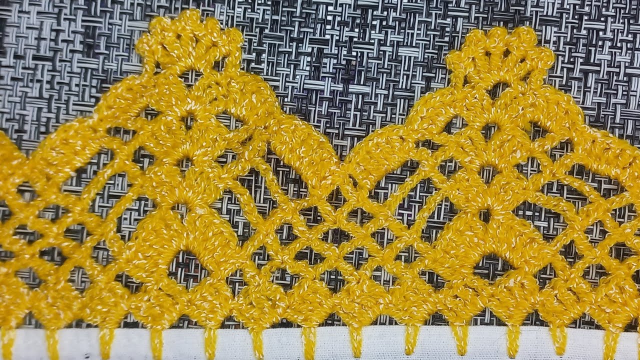 Puntilla #135,fácil y hermoso de una vuelta 💖💖