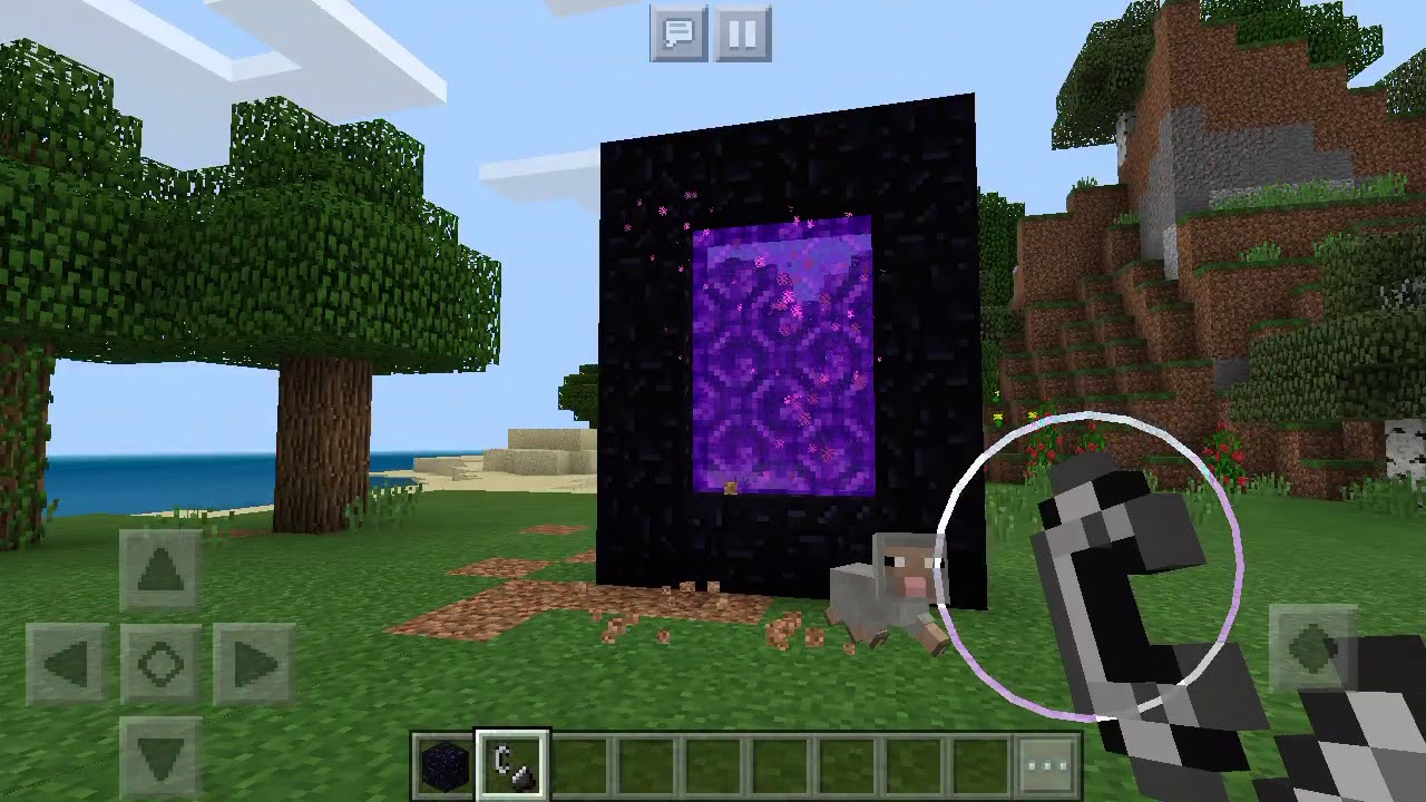 Comment faire le portail du nether YouTube